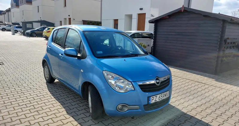 Opel Agila cena 9500 przebieg: 85952, rok produkcji 2008 z Luboń małe 92